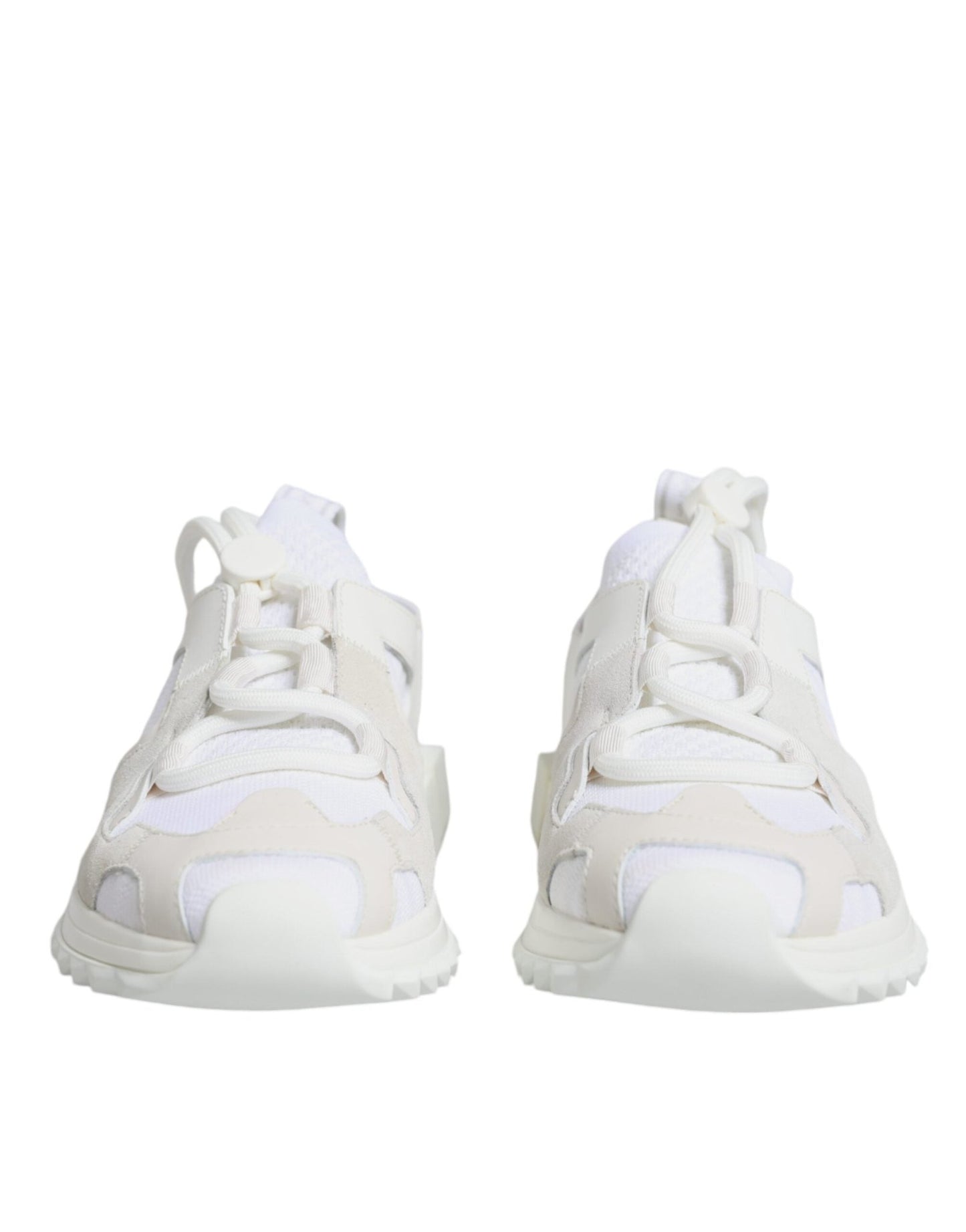 Dolce & Gabbana White Mesh Sorrento Trekking Sneakers Shoes - SMARTMARTNZ