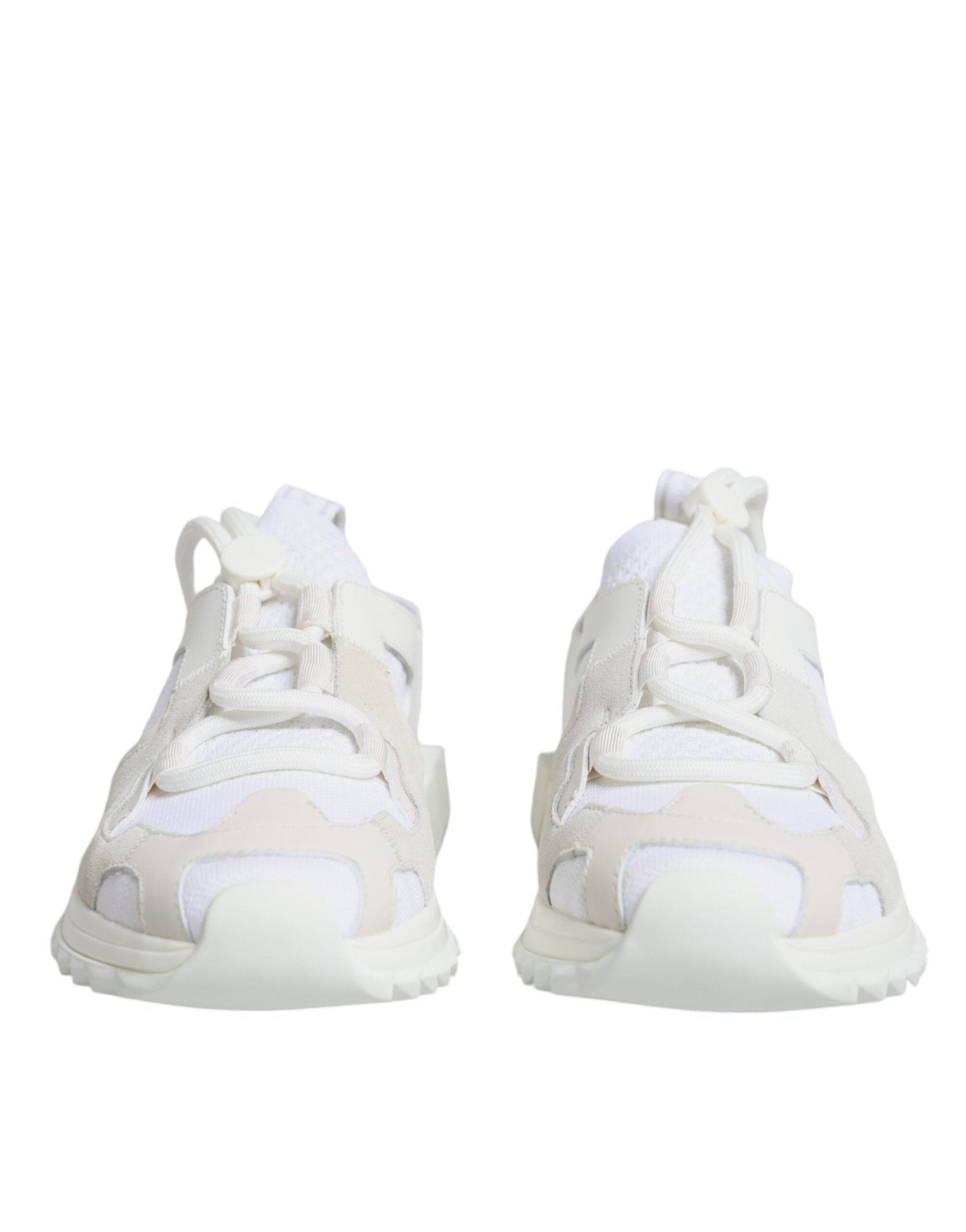 Dolce & Gabbana White Mesh Sorrento Trekking Sneakers Shoes - SMARTMARTNZ