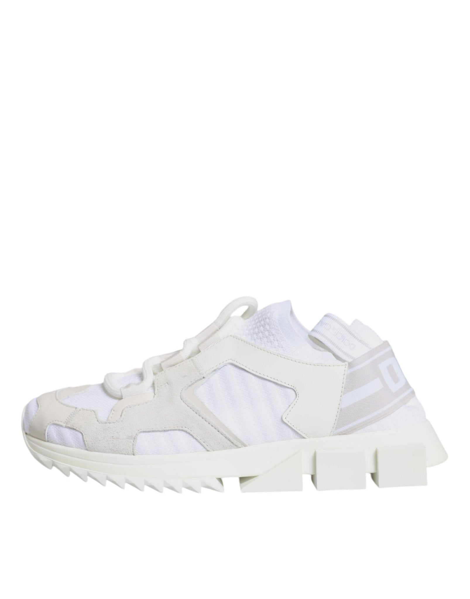 Dolce & Gabbana White Mesh Sorrento Trekking Sneakers Shoes - SMARTMARTNZ