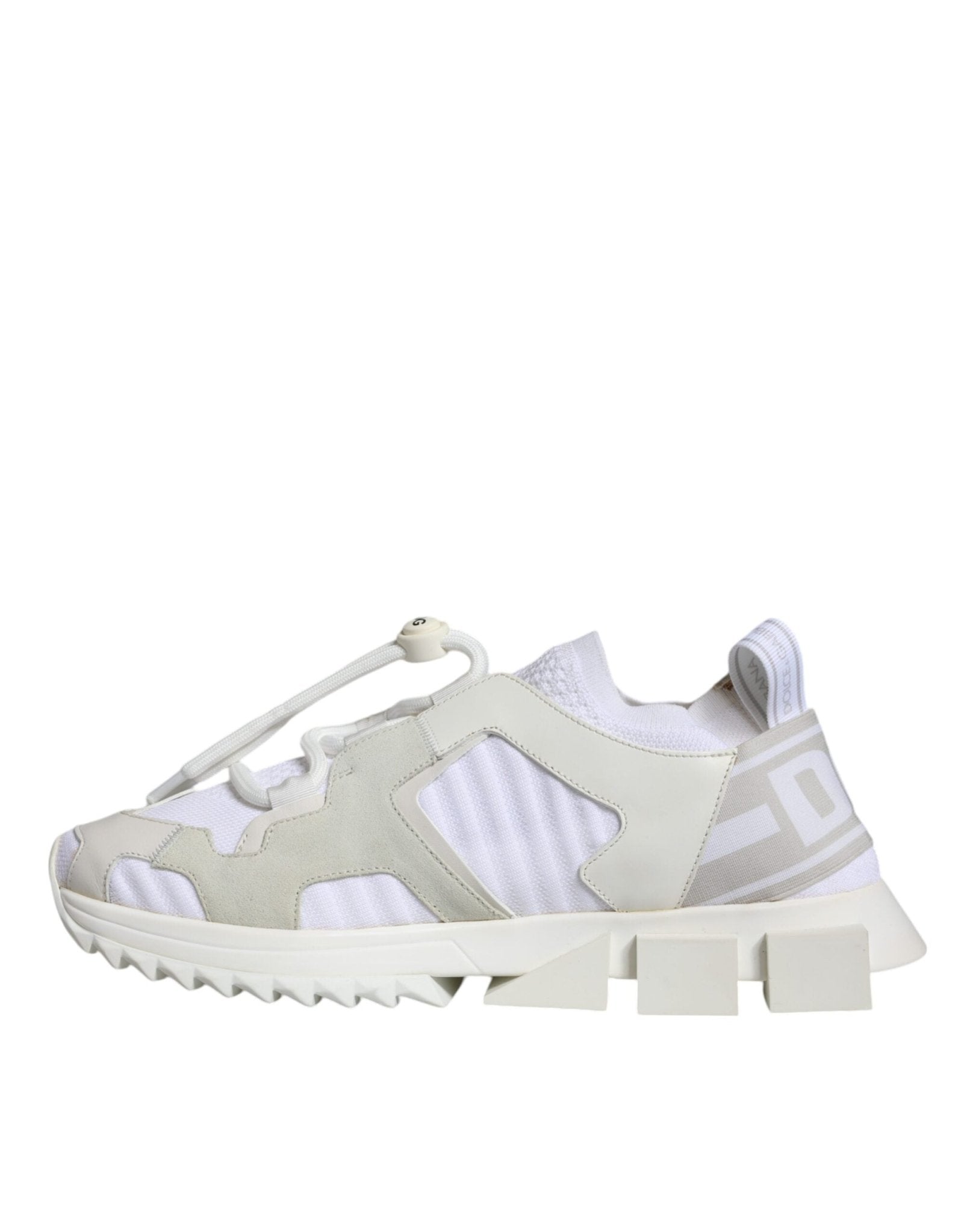 Dolce & Gabbana White Mesh Sorrento Trekking Sneakers Shoes - SMARTMARTNZ