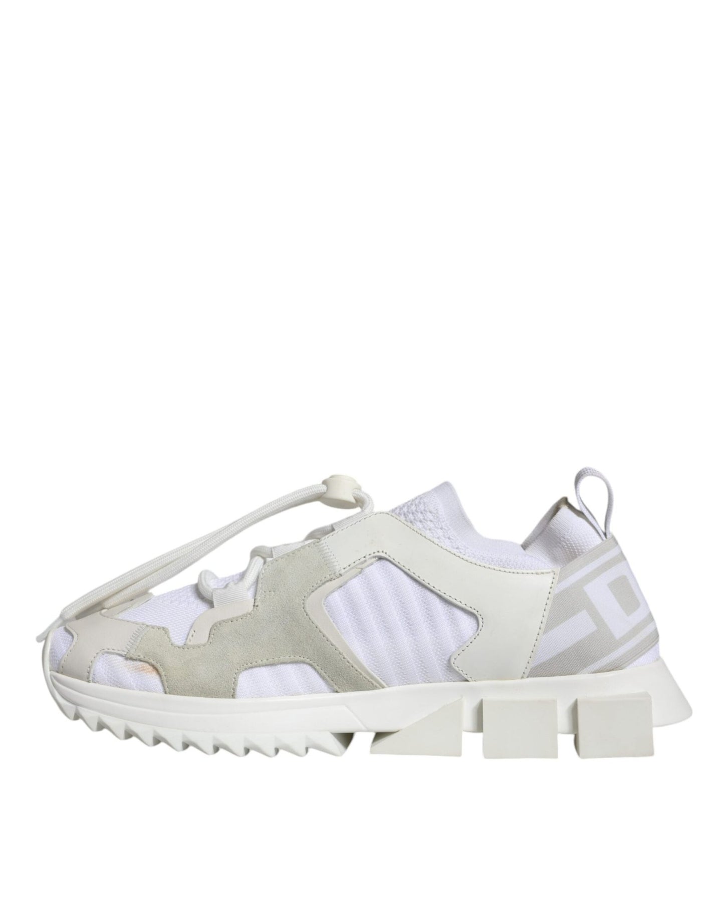 Dolce & Gabbana White Mesh Sorrento Trekking Sneakers Shoes - SMARTMARTNZ