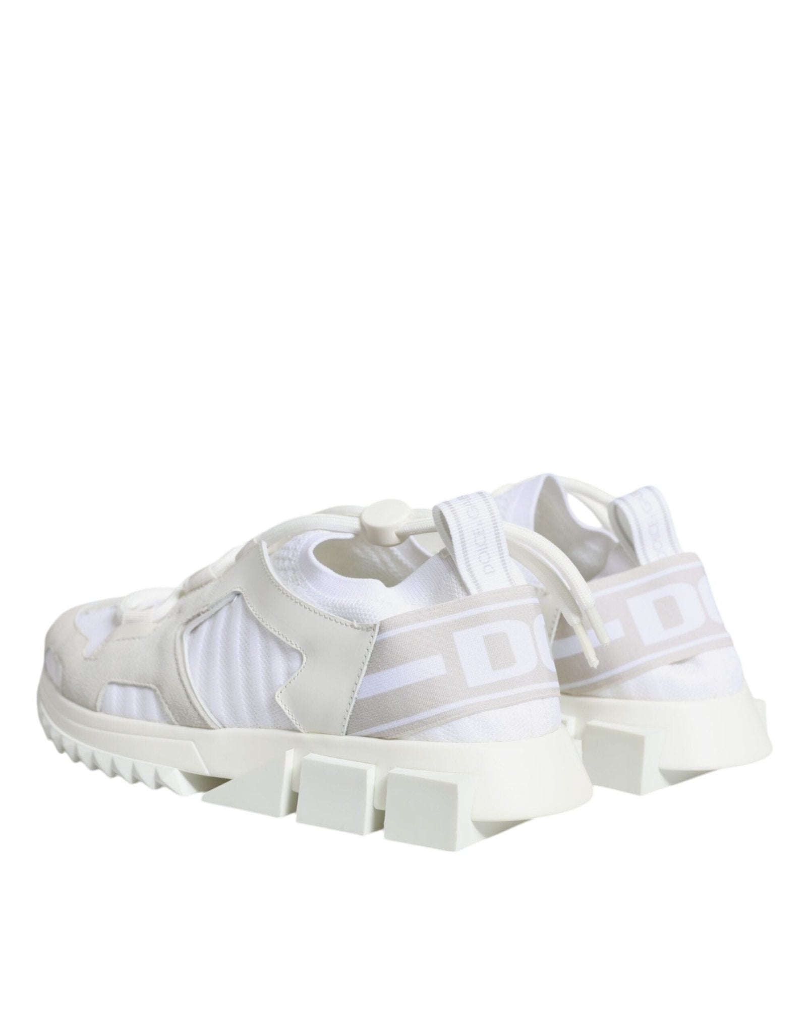 Dolce & Gabbana White Mesh Sorrento Trekking Sneakers Shoes - SMARTMARTNZ