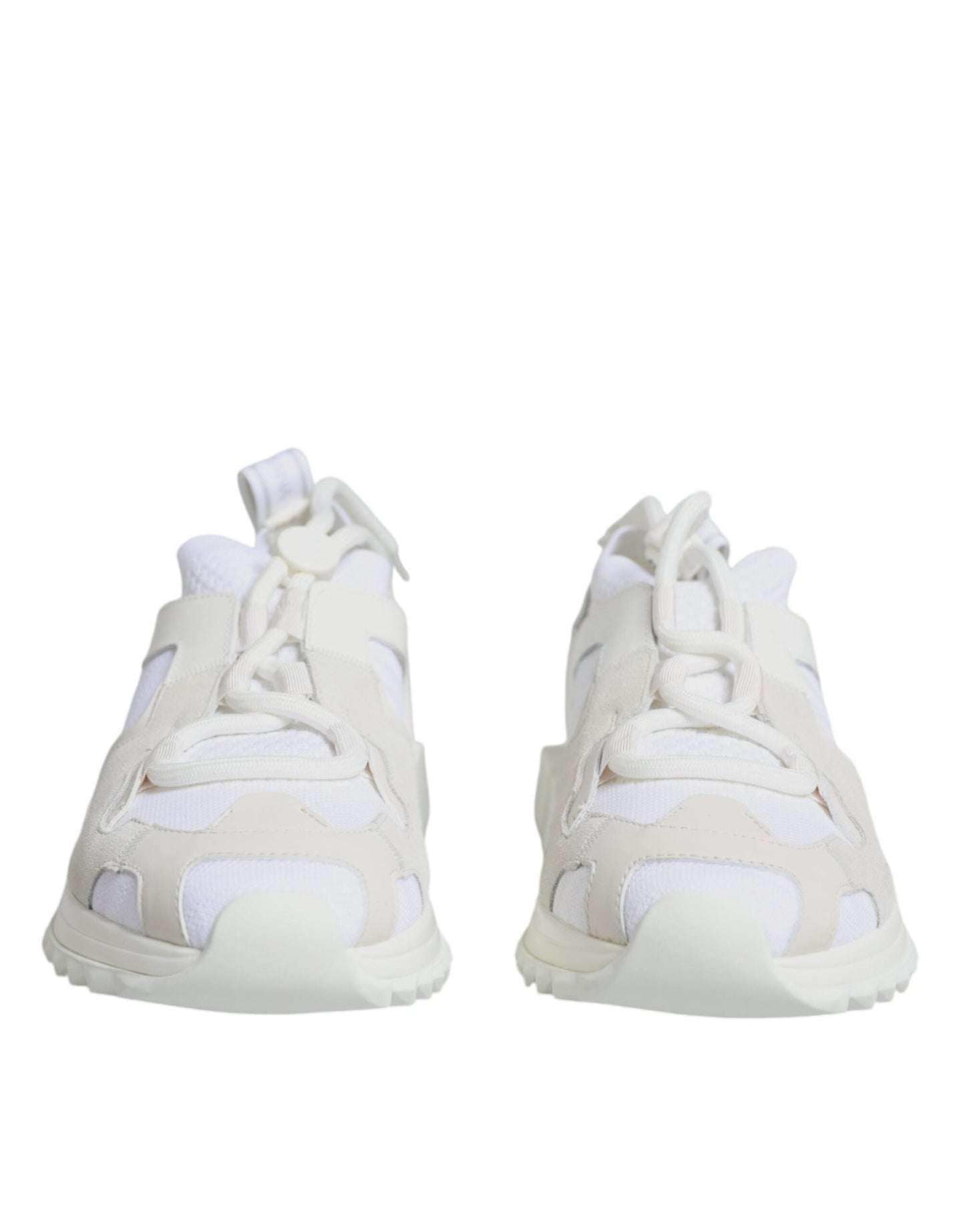 Dolce & Gabbana White Mesh Sorrento Trekking Sneakers Shoes - SMARTMARTNZ