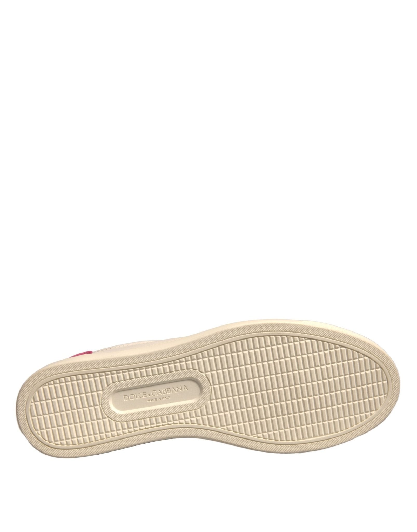 Dolce & Gabbana White Suede Leather Low Top Sneakers Shoes - SMARTMARTNZ