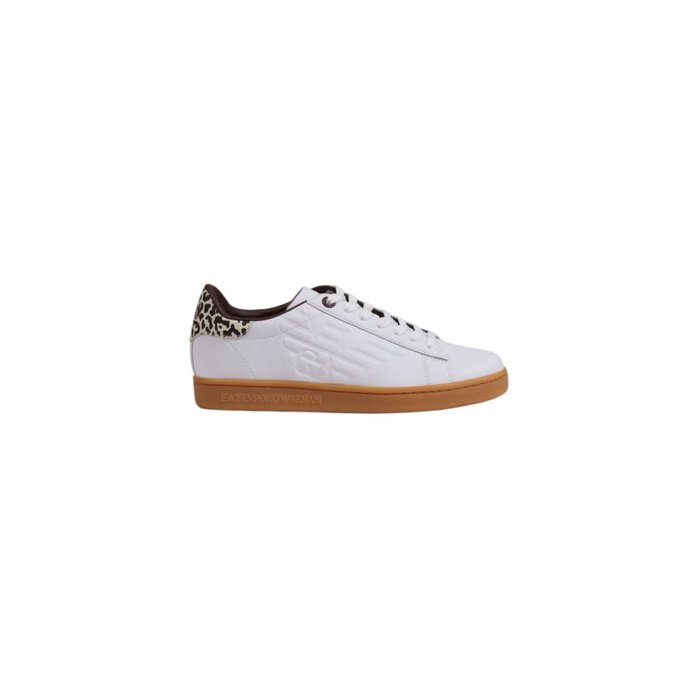 EA7 Emporio Armani Beige Leather Sneaker - SMARTMARTNZ