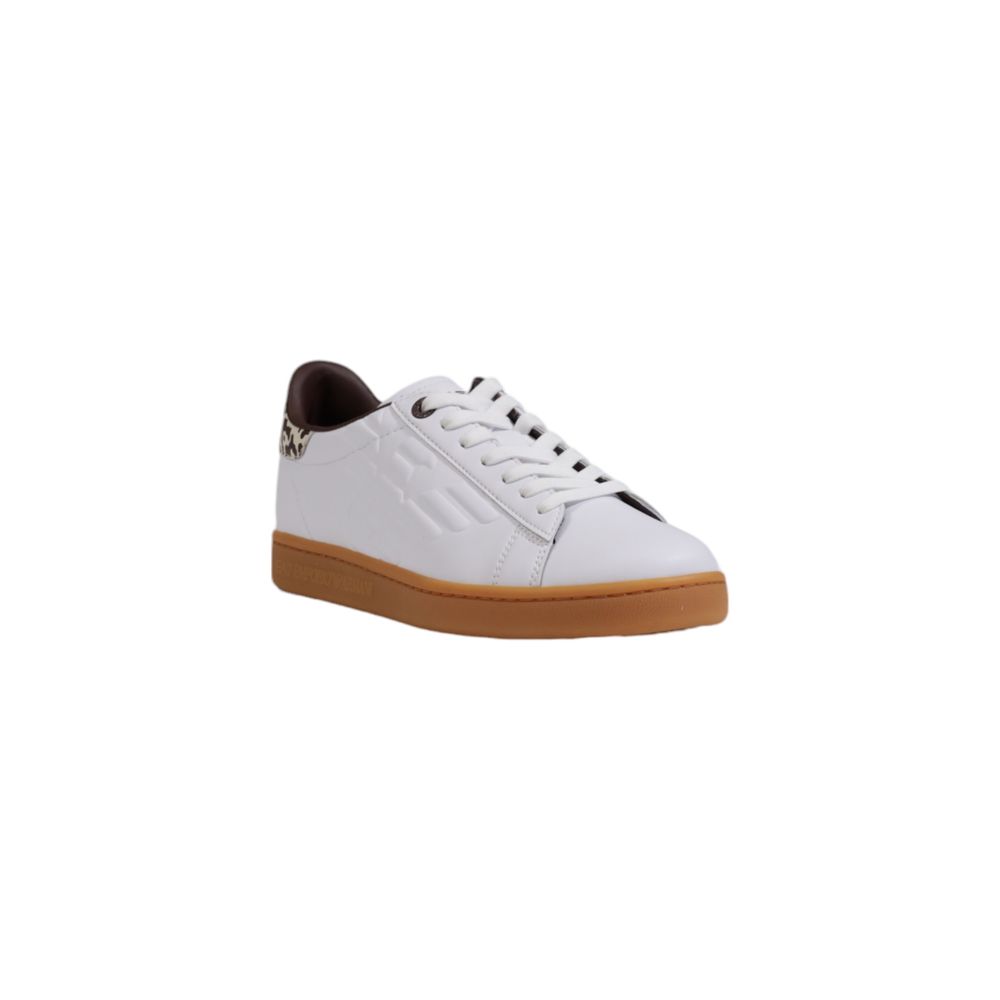 EA7 Emporio Armani Beige Leather Sneaker - SMARTMARTNZ