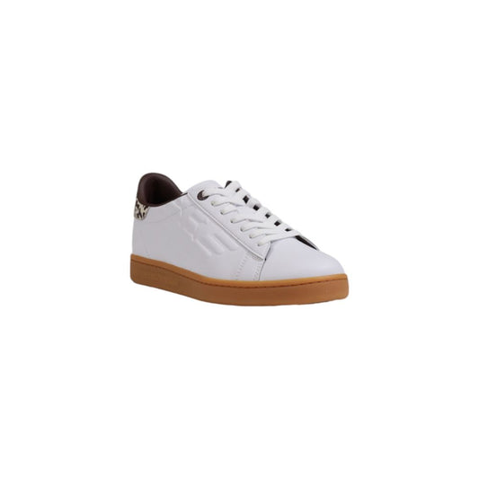 EA7 Emporio Armani Beige Leather Sneaker - SMARTMARTNZ