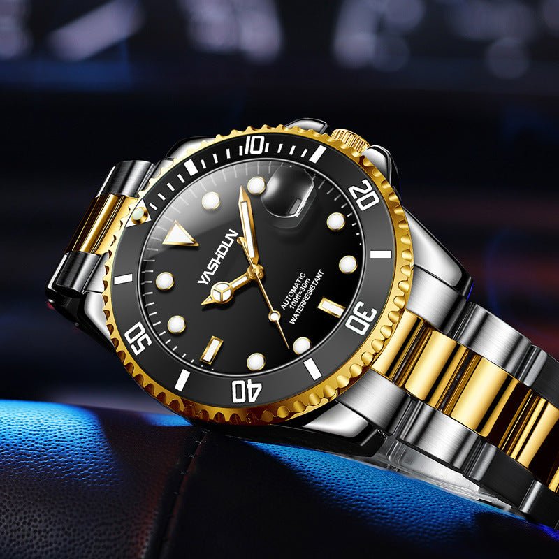 “Elegant Mechanical Steel Belt Watch – Perfect for Business or Casual Wear” - SMARTMARTNZ