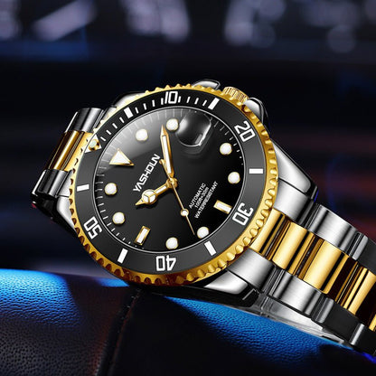 “Elegant Mechanical Steel Belt Watch – Perfect for Business or Casual Wear” - SMARTMARTNZ