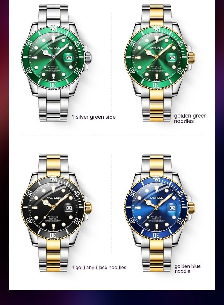 “Elegant Mechanical Steel Belt Watch – Perfect for Business or Casual Wear” - SMARTMARTNZ