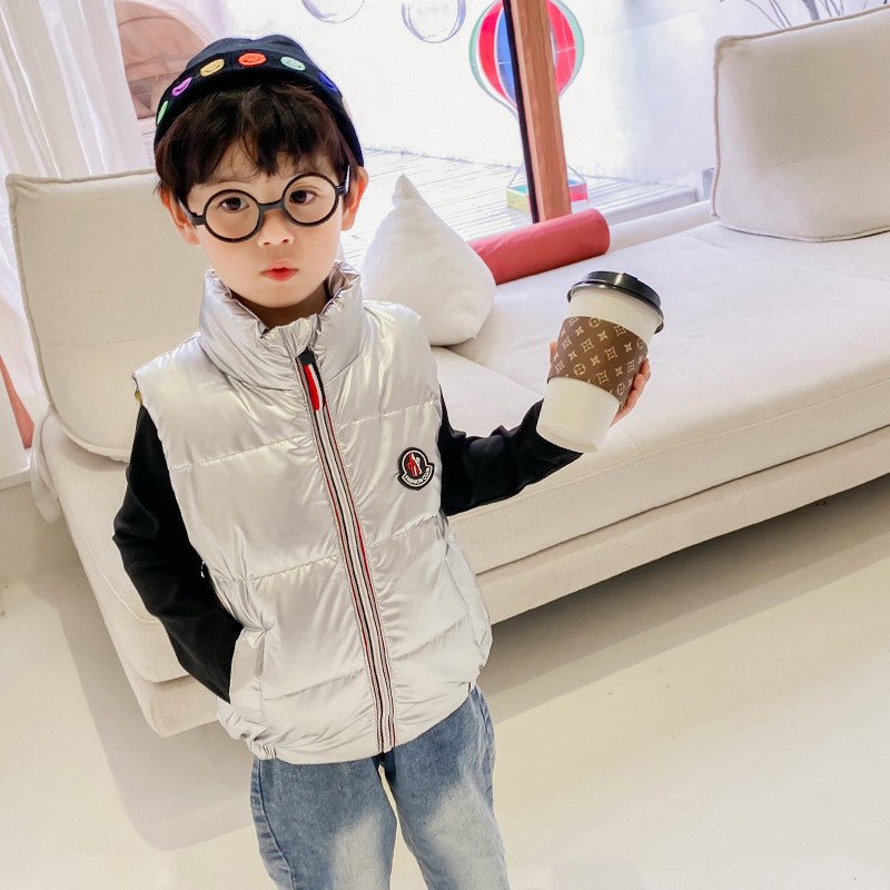 Fashion Children's Stand - up Collar Vest Thickened And Disposable - SMARTMARTNZ