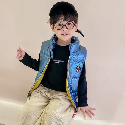 Fashion Children's Stand - up Collar Vest Thickened And Disposable - SMARTMARTNZ