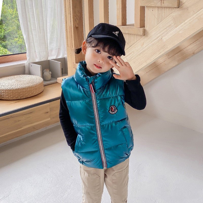 Fashion Children's Stand - up Collar Vest Thickened And Disposable - SMARTMARTNZ