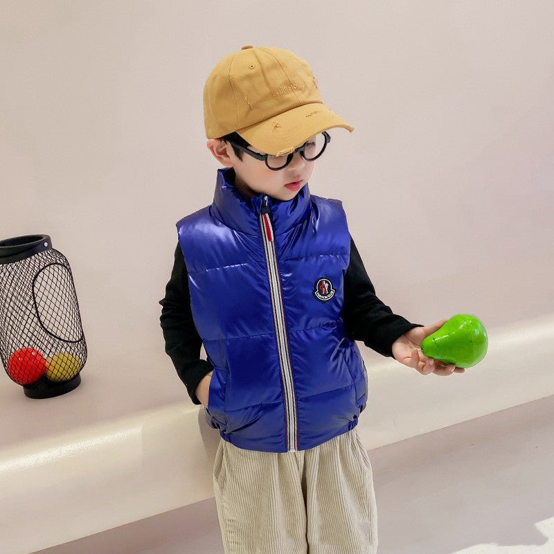 Fashion Children's Stand - up Collar Vest Thickened And Disposable - SMARTMARTNZ