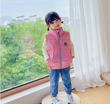Fashion Children's Stand - up Collar Vest Thickened And Disposable - SMARTMARTNZ