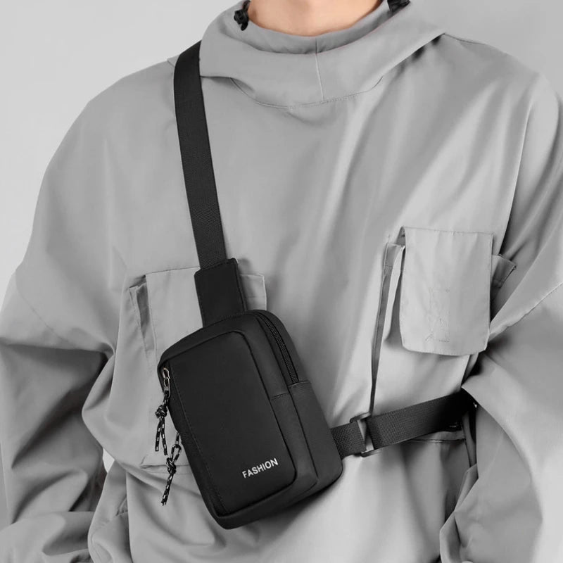 Fashion Men’s Sling Bag – Small Shoulder Crossbody for Phone & Essentials - SMARTMARTNZ