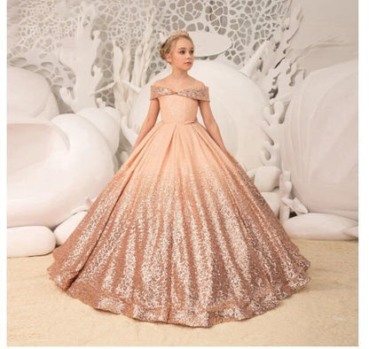 Flowy Long Tail Dress – Girls’ Collection Twirl - Ready | Lightweight Fabric | Stunning Look - SMARTMARTNZ