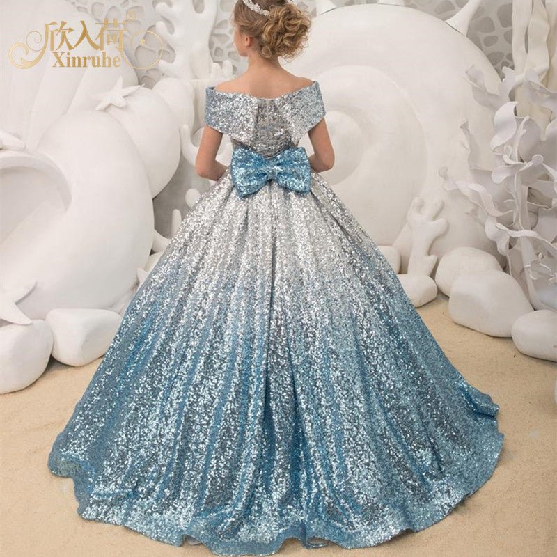 Flowy Long Tail Dress – Girls’ Collection Twirl - Ready | Lightweight Fabric | Stunning Look - SMARTMARTNZ