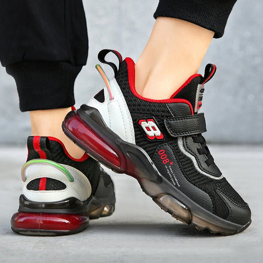Full Transparent Popcorn 3D Flying Woven Casual Shoes For Big Children - SMARTMARTNZ