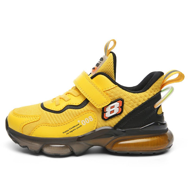 Full Transparent Popcorn 3D Flying Woven Casual Shoes For Big Children - SMARTMARTNZ