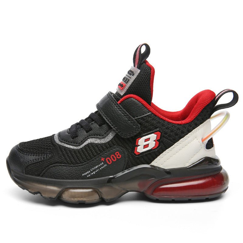 Full Transparent Popcorn 3D Flying Woven Casual Shoes For Big Children - SMARTMARTNZ