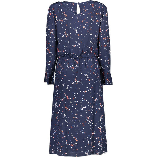 Gant Blue Viscose Women Dress - SMARTMARTNZ