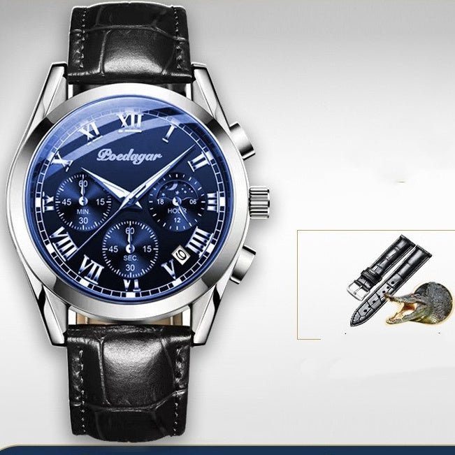 Genuine Leather Strap Watch – Casual Fashion for Students - SMARTMARTNZ