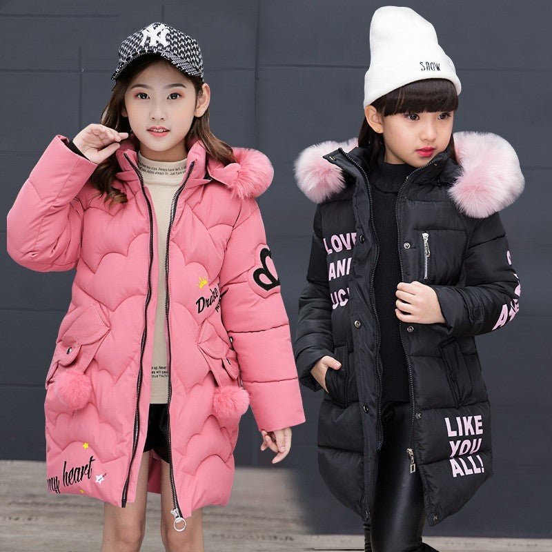 Girls’ Cotton - Padded Jackets – Winter Essential Fashionable Warmth | Easy to Layer - SMARTMARTNZ