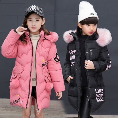 Girls’ Cotton - Padded Jackets – Winter Essential Fashionable Warmth | Easy to Layer - SMARTMARTNZ