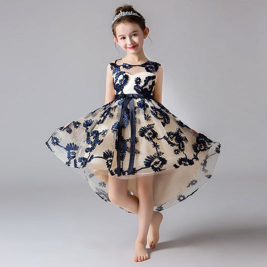 Girls’ Princess Wedding Dress – Flower Girl Edition Elegant • Flowy • Perfect for Special Moments - SMARTMARTNZ