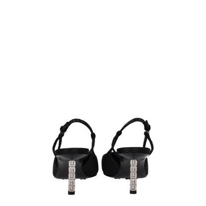 Givenchy Black Fabric High Heel Pumps - SMARTMARTNZ