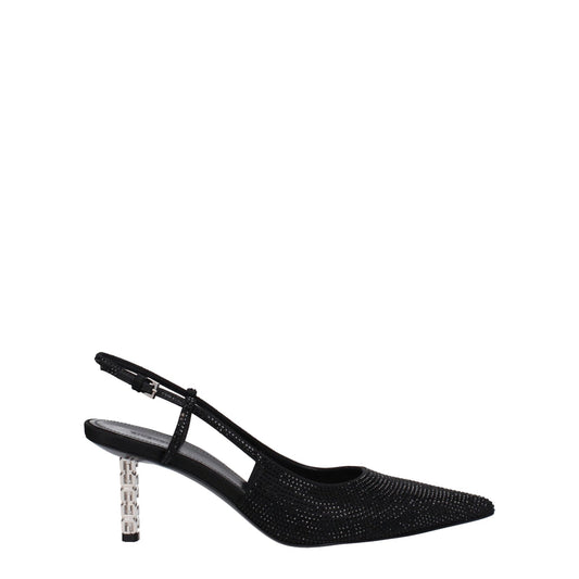 Givenchy Black Fabric High Heel Pumps - SMARTMARTNZ