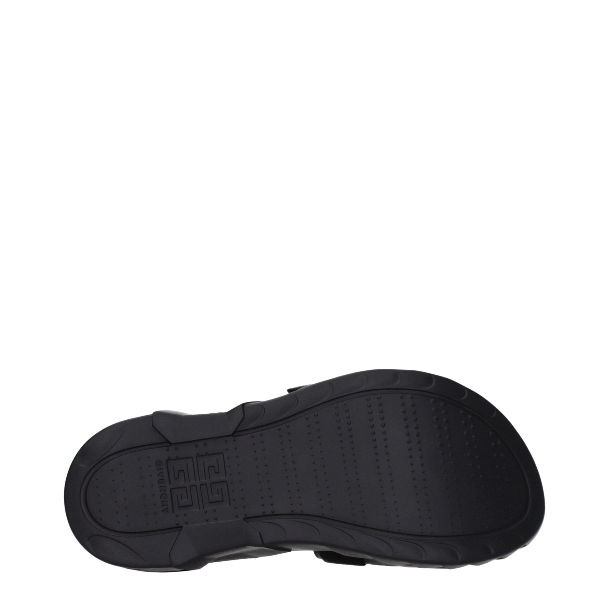 Givenchy Black Fabric Slippers Sandals - SMARTMARTNZ