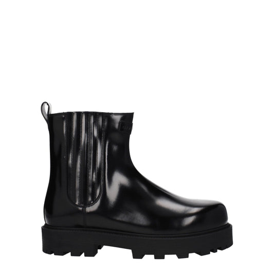 Givenchy Black Leather Ankle Boots - SMARTMARTNZ