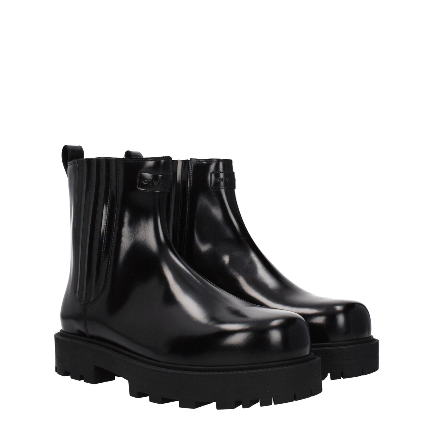 Givenchy Black Leather Ankle Boots - SMARTMARTNZ