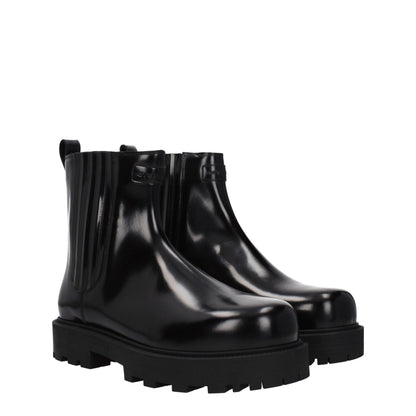 Givenchy Black Leather Ankle Boots - SMARTMARTNZ