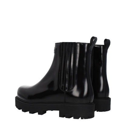 Givenchy Black Leather Ankle Boots - SMARTMARTNZ