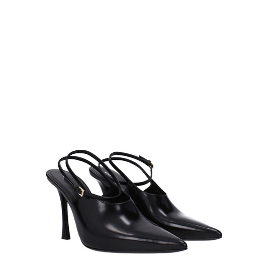 Givenchy Black Leather High Heel Pumps - SMARTMARTNZ