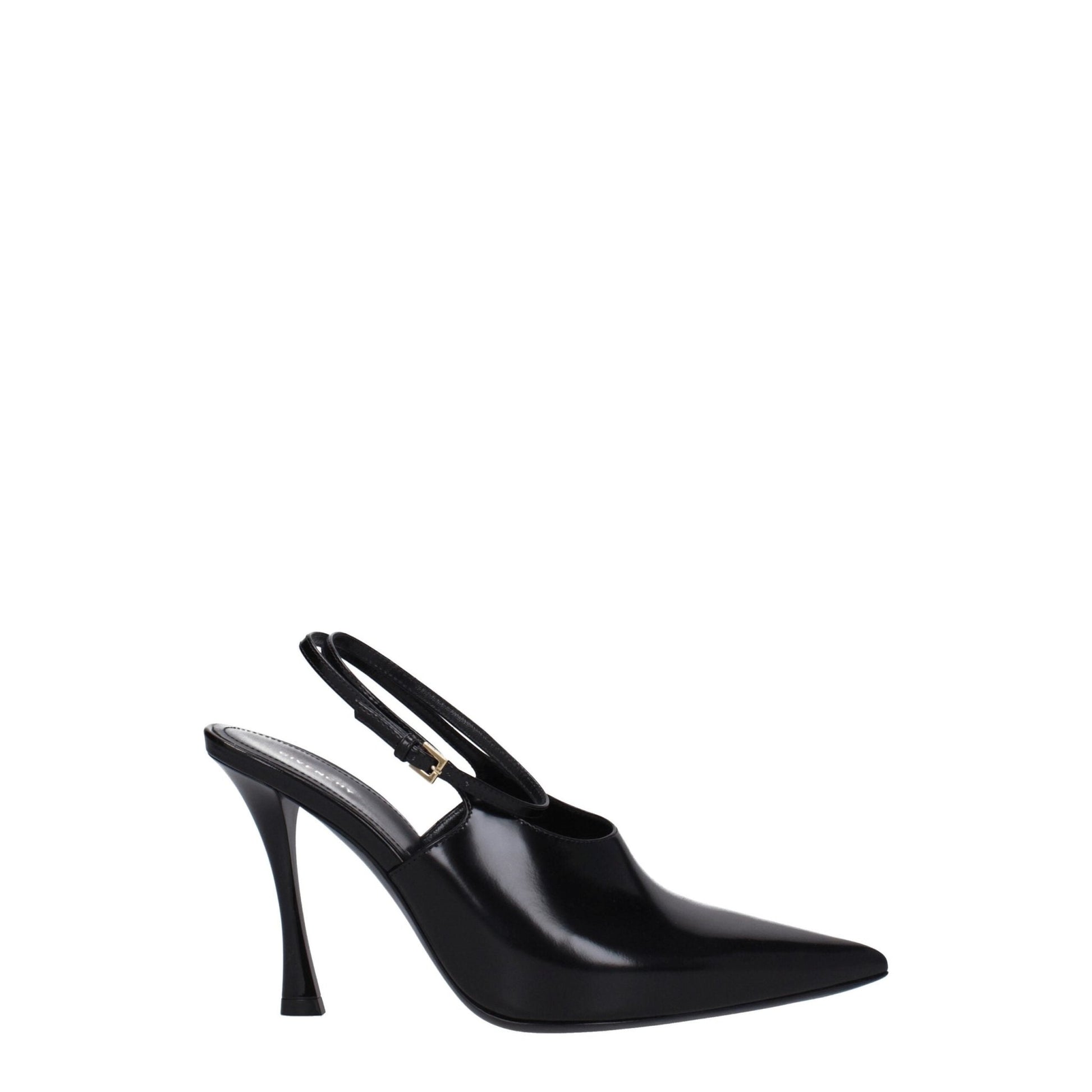 Givenchy Black Leather High Heel Pumps - SMARTMARTNZ