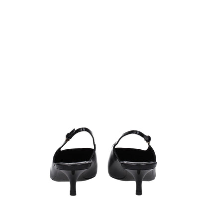 Givenchy Black Leather Mid Heel Pumps - SMARTMARTNZ