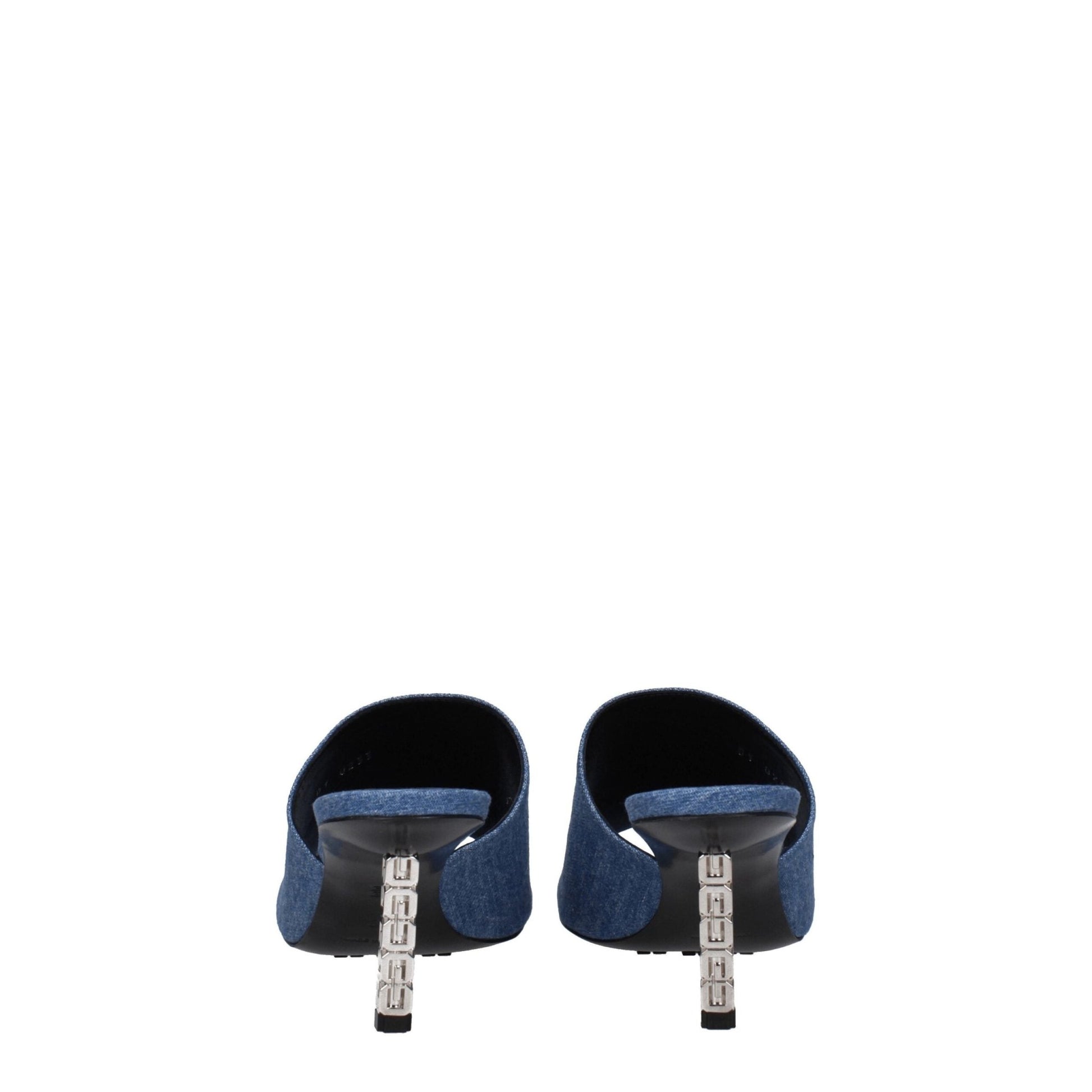 Givenchy Blue Fabric Platforms - SMARTMARTNZ