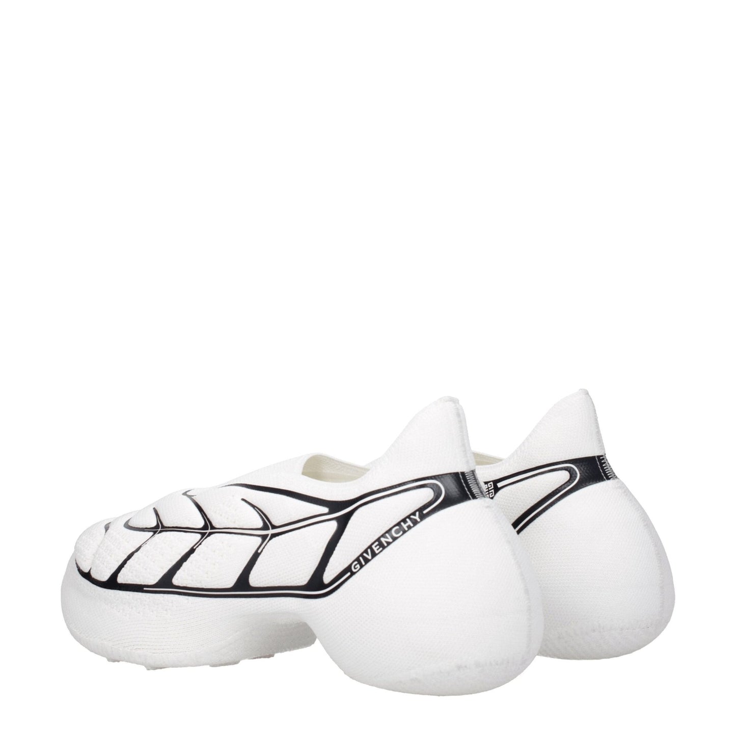 Givenchy White Fabric Low Tops - SMARTMARTNZ