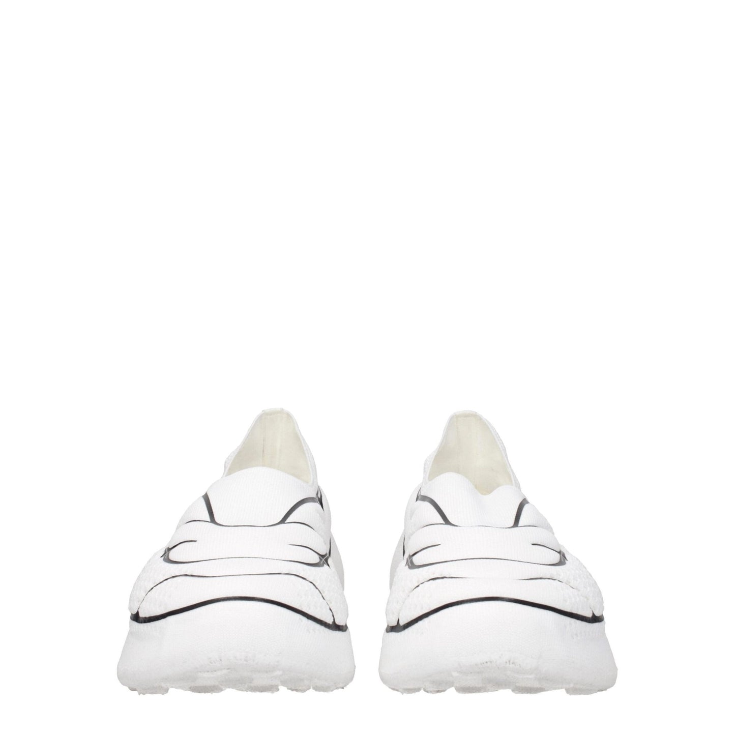 Givenchy White Fabric Low Tops - SMARTMARTNZ
