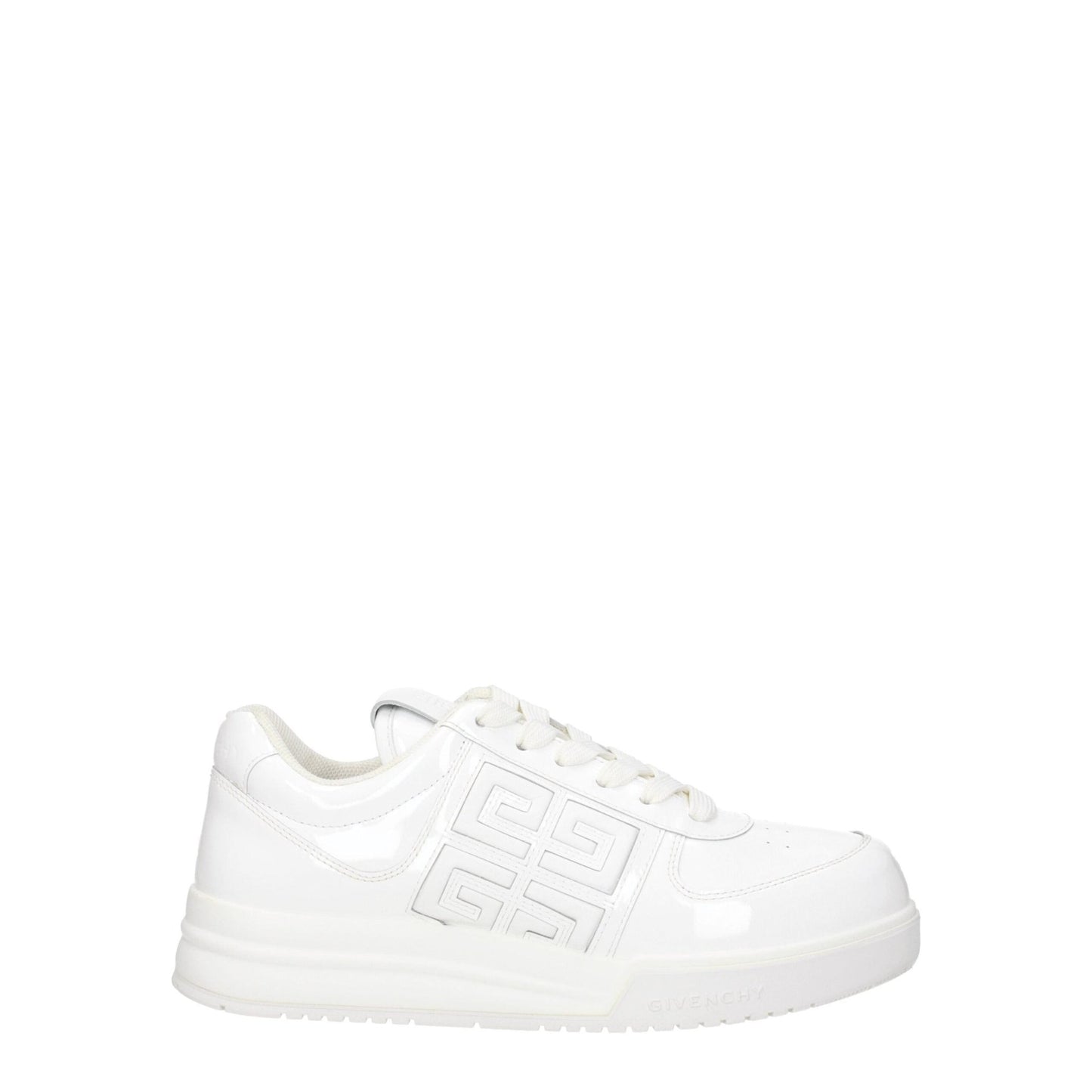Givenchy White Leather Low Tops - SMARTMARTNZ