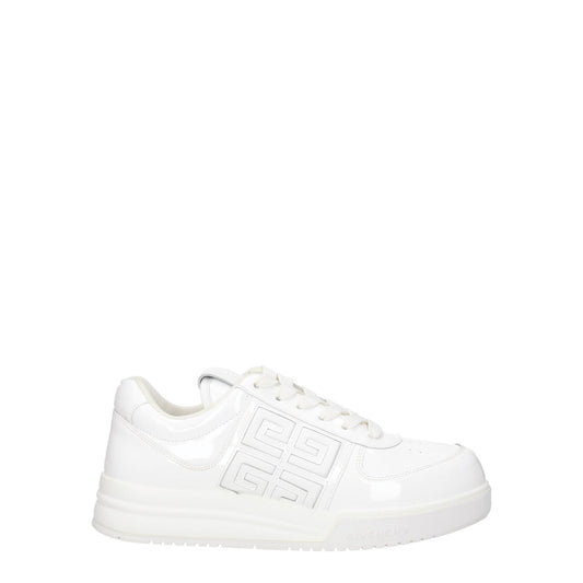 Givenchy White Leather Low Tops - SMARTMARTNZ