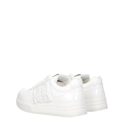 Givenchy White Leather Low Tops - SMARTMARTNZ