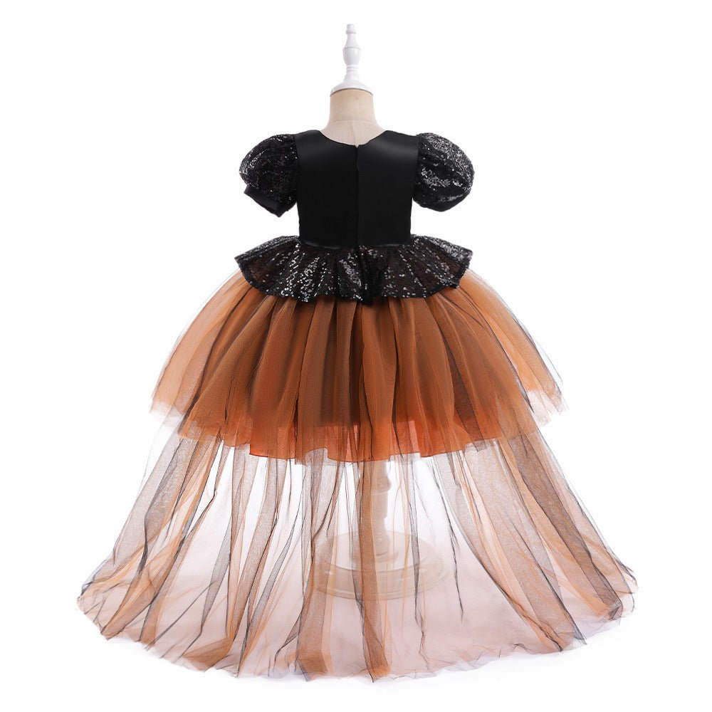 Halloween Girls' Witch Performance Costume Party Dress - SMARTMARTNZ