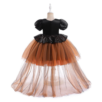 Halloween Girls' Witch Performance Costume Party Dress - SMARTMARTNZ