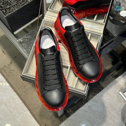 Handcrafted Leather Platform Sneakers – Unisex Casual Trainers | Original Flat Loafers for Men’s Footwear - SMARTMARTNZ