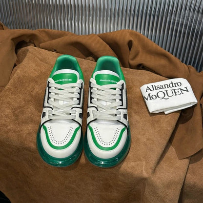 Handcrafted Leather Sneakers – Unisex Casual Platform Trainers | Original Flat Loafers for Men & Women - SMARTMARTNZ